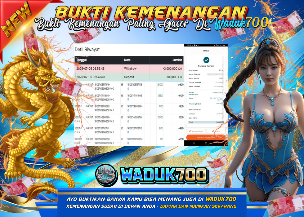 BUKTI JACKPOT SLOT MAHJONG WAYS TERPERCAYA DI INDONESIA TGL 05-07-2025