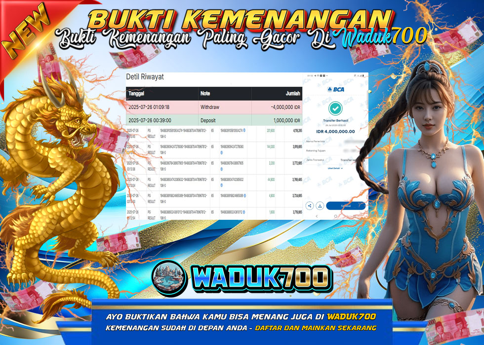 BUKTI JACKPOT SLOT MAHJONG WAYS TERPERCAYA DI INDONESIA TGL 26-07-2025