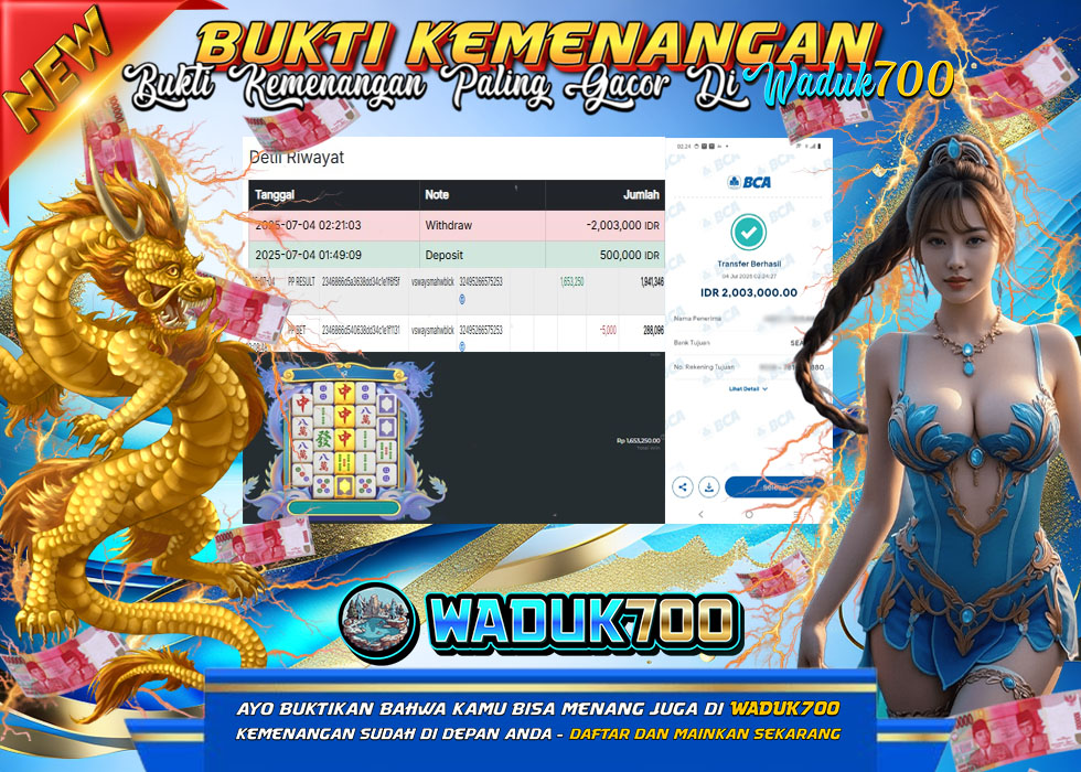 BUKTI JACKPOT SLOT MAHJONG WINS 3 – BLACK SCATTER TERPERCAYA DI INDONESIA TGL 04-07-2025
