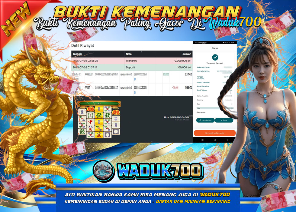 BUKTI JACKPOT SLOT MAHJONG WINS 2 TERPERCAYA DI INDONESIA TGL 02-07-2025