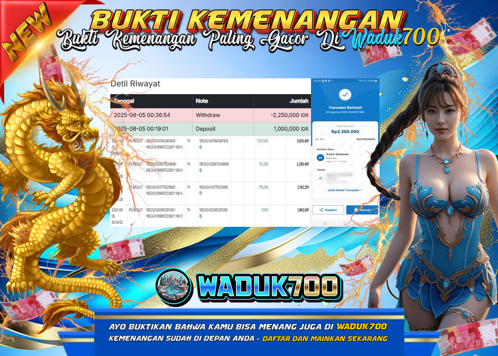 BUKTI JACKPOT SLOT MAHJONG WAYS 2 TERPERCAYA DI INDONESIA TGL 05-08-2025
