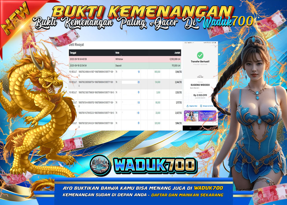 BUKTI JACKPOT SLOT MAHJONG WAYS TERPERCAYA DI INDONESIA TGL 19-09-2025