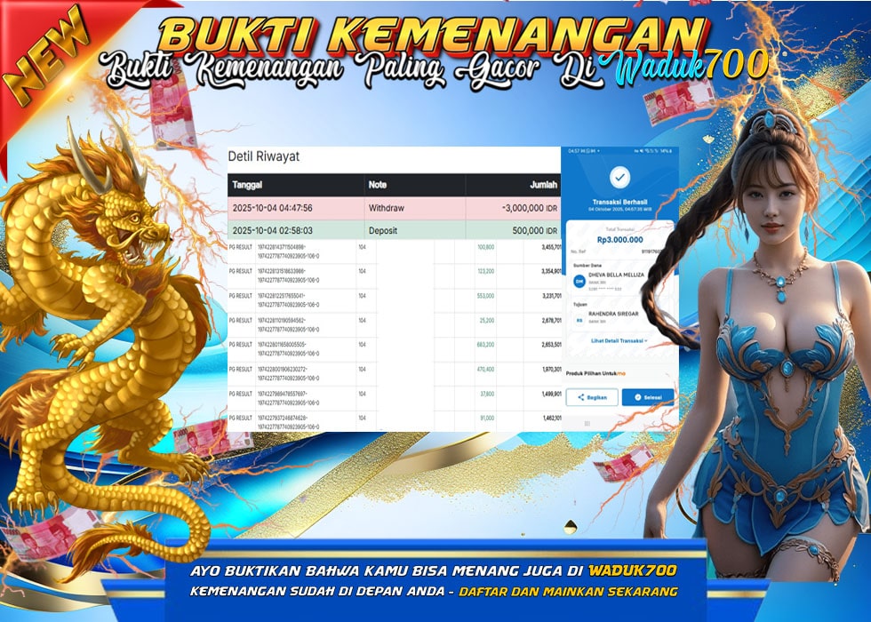 BUKTI JACKPOT SLOT WILD BANDITO TERPERCAYA DI INDONESIA TGL 04-10-2025