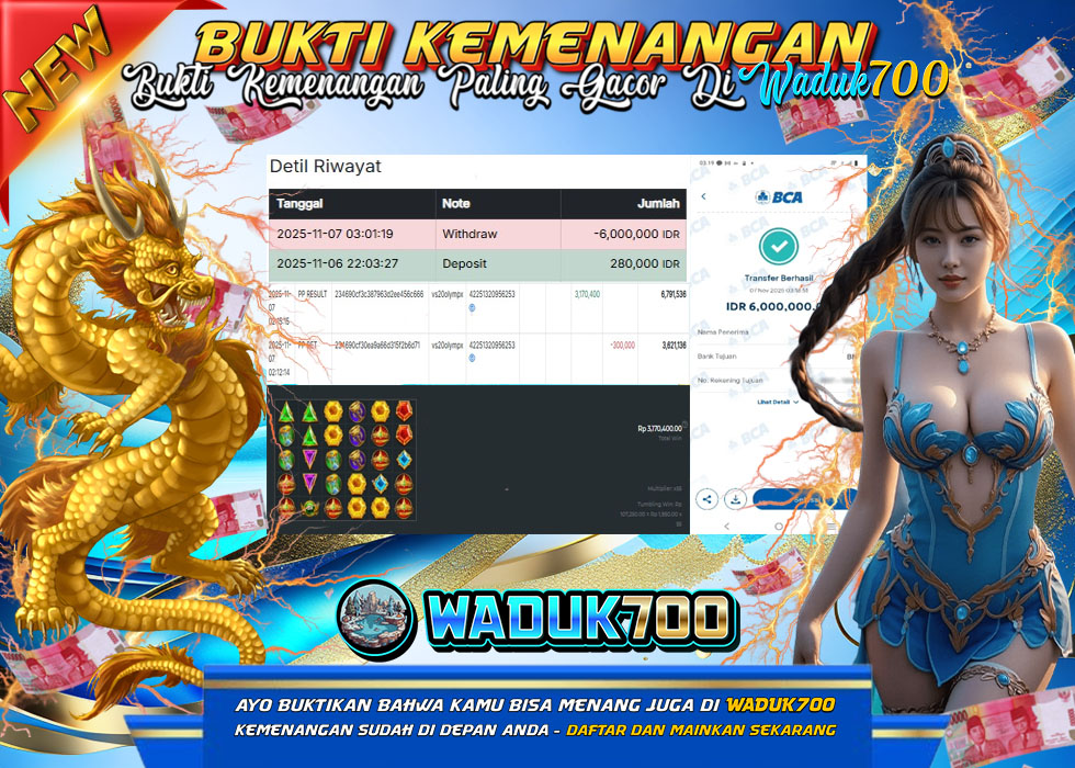 BUKTI JACKPOT SLOT GATES OF OLYMPUS 1000 TERPERCAYA DI INDONESIA TGL 07-11-2025