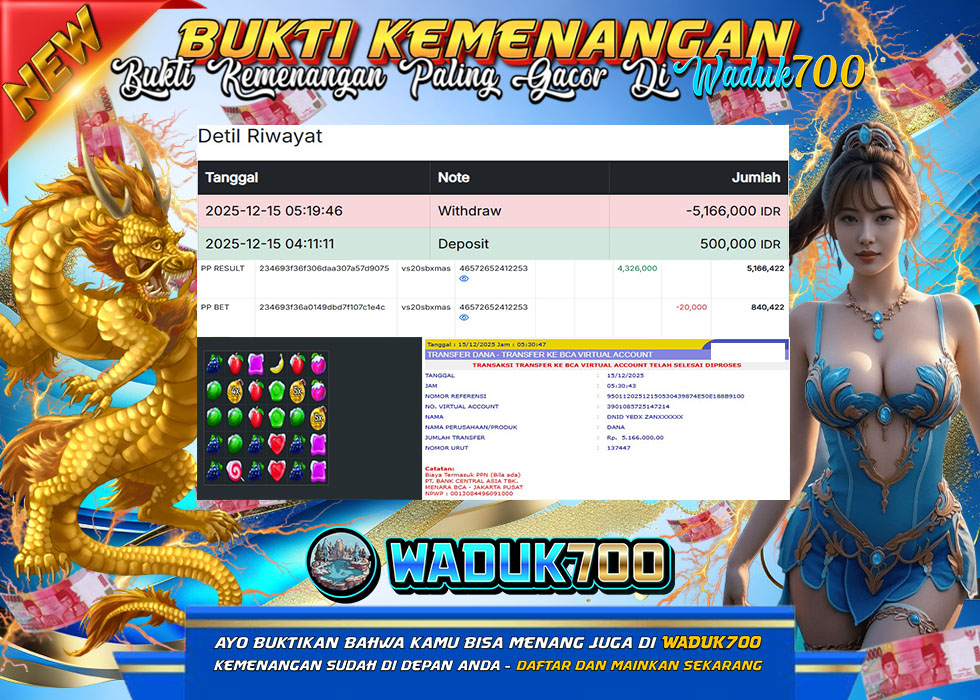 BUKTI JACKPOT SLOT SWEET BONANZA XMAS TERPERCAYA DI INDONESIA TGL 15-12-2025