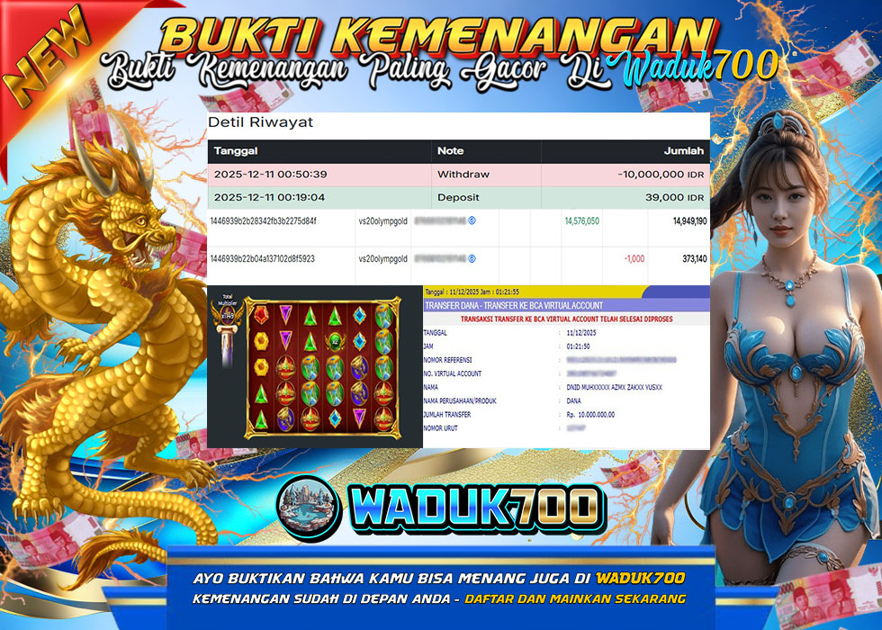 BUKTI JACKPOT SLOT GATES OF OLYMPUS 1000 TERPERCAYA DI INDONESIA TGL 11-12-2025