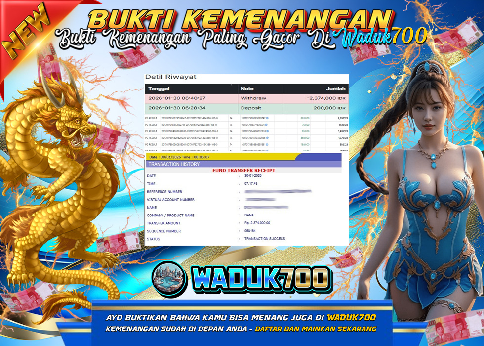 BUKTI JACKPOT SLOT MAHJONG WAYS TERPERCAYA DI INDONESIA TGL 30-01-2026