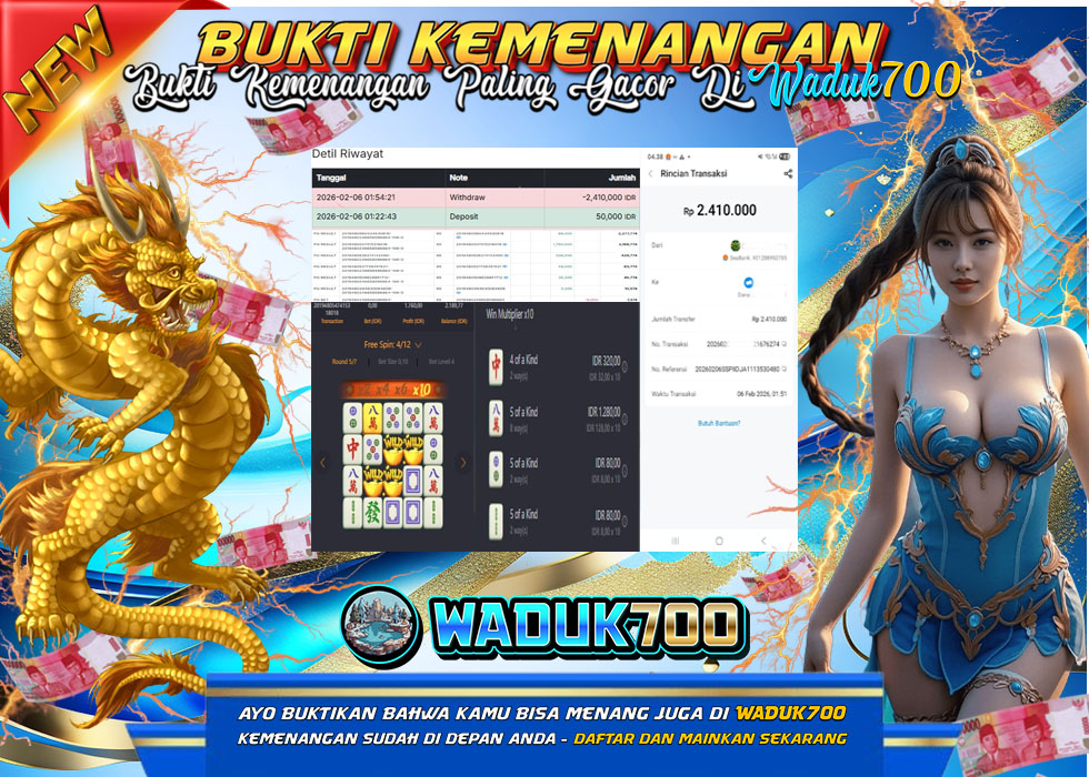 BUKTI JACKPOT SLOT MAHJONG WAYS  TERPERCAYA DI INDONESIA TGL 06-02-2026