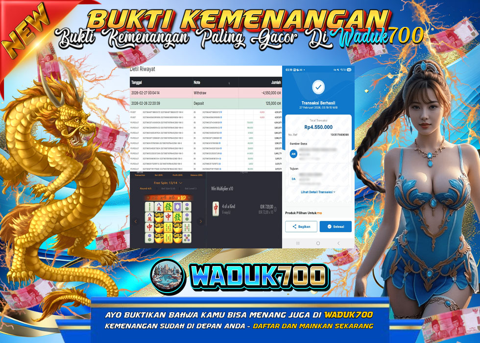 BUKTI JACKPOT SLOT MAHJONG WAYS TERPERCAYA DI INDONESIA TGL 27-02-2026