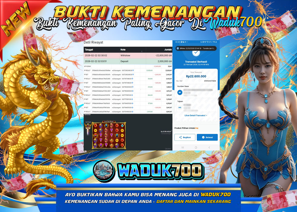 BUKTI JACKPOT SLOT GATES OF OLYMPUS SUPER SCATTER TERPERCAYA DI INDONESIA TGL 22-02-2026