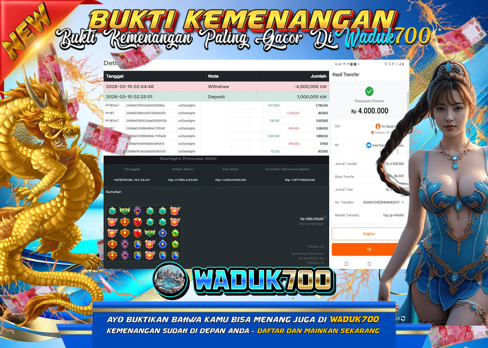 BUKTI JACKPOT SLOT STARLIGHT PRINCESS 1000 TERPERCAYA DI INDONESIA TGL 10-03-2026
