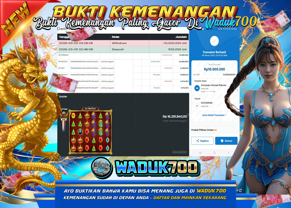 BUKTI JACKPOT SLOT GATES OF OLYMPUS 1000 TERPERCAYA DI INDONESIA TGL 05-03-2026