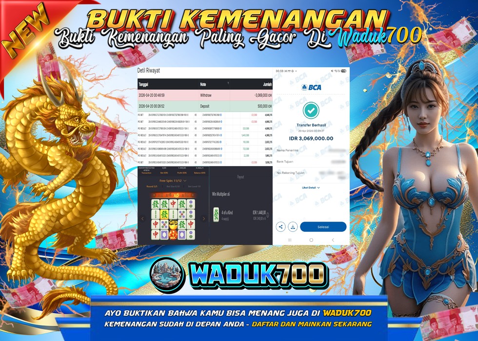 BUKTI JACKPOT SLOT MAHJONG WAYS DI INDONESIA TGL 20-04-2026