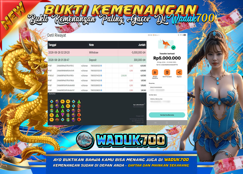BUKTI JACKPOT SLOT GATES OF OLYMPUS 1000 DI INDONESIA TGL 28-08-2026
