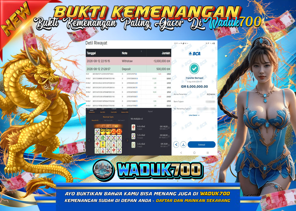 BUKTI JACKPOT SLOT MAHJONG WAYS DI INDONESIA TGL 13-08-2026