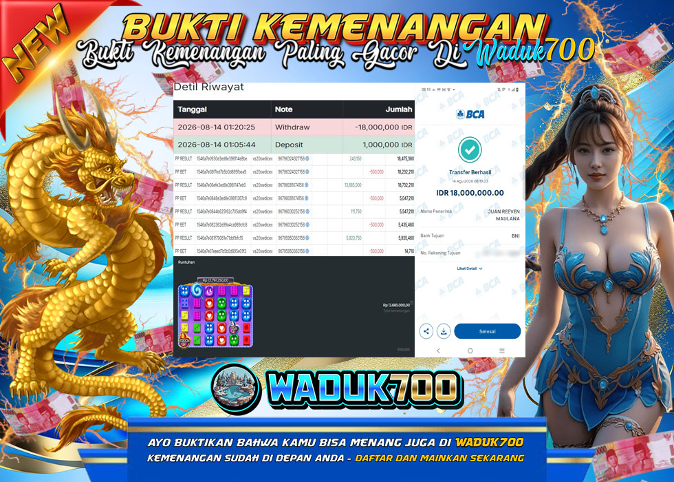 BUKTI JACKPOT SLOT SWEET BONANZA 1000 DICE DI INDONESIA TGL 15-08-2026