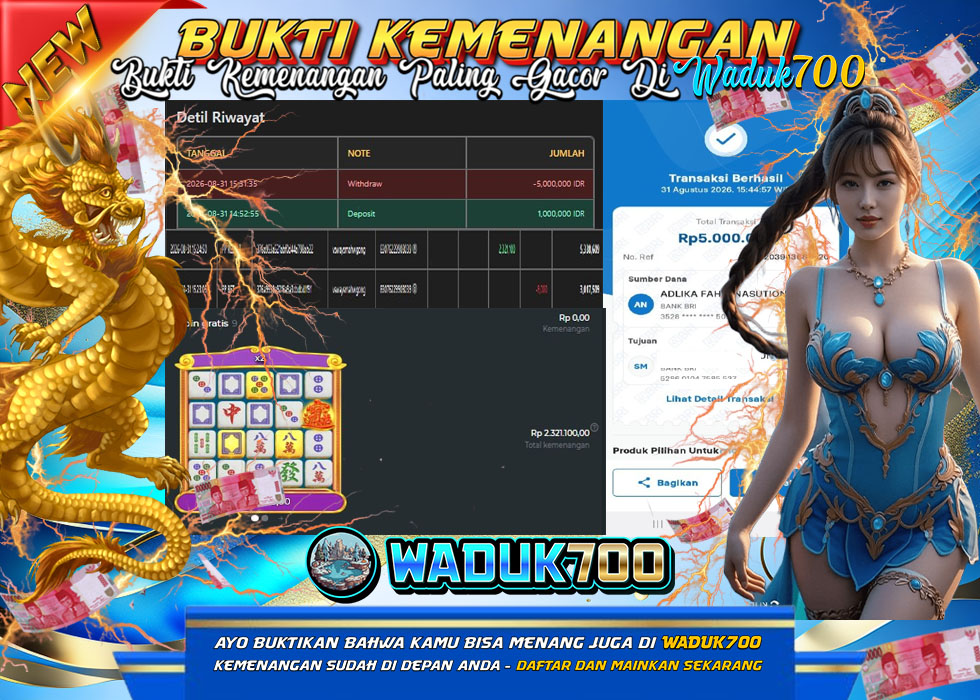 BUKTI JACKPOT SLOT MAHJONG WINS – GONG XI FA CAI DI INDONESIA TGL 31-08-2026