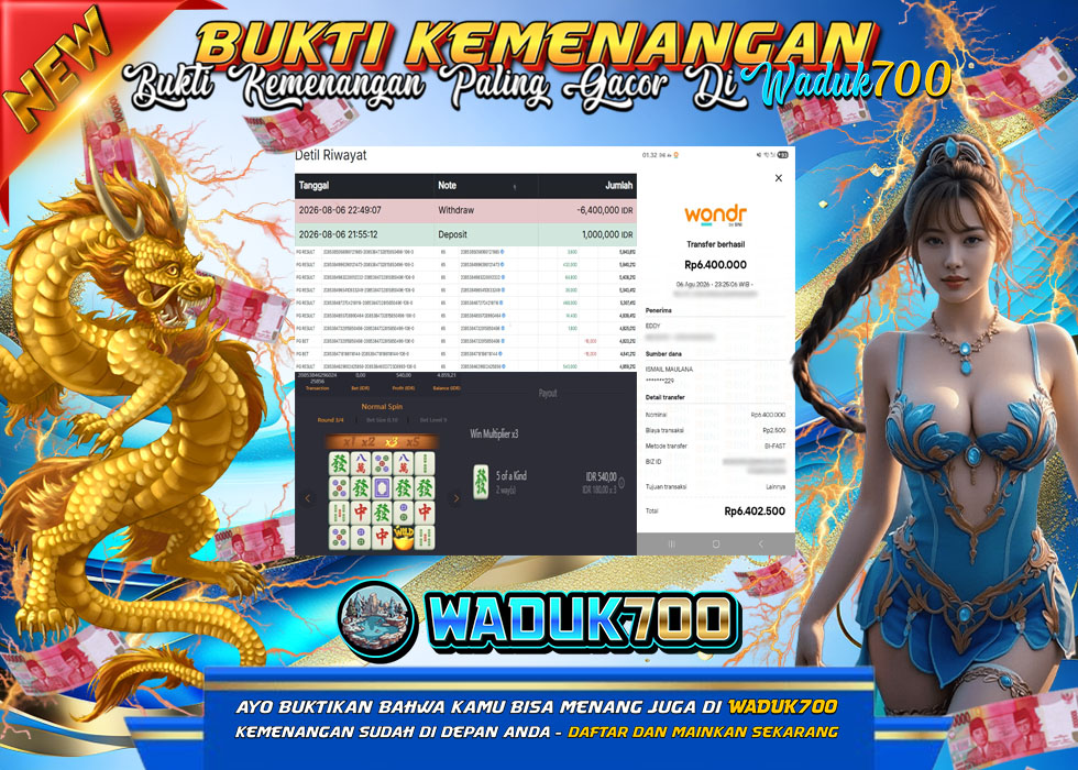 BUKTI JACKPOT SLOT MAHJONG WAYS  DI INDONESIA TGL 07-08-2026