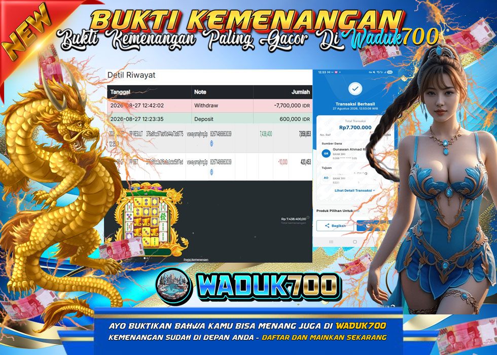 BUKTI JACKPOT SLOT MAHJONG WINS TRIPLE POT DI INDONESIA TGL 27-08-2026