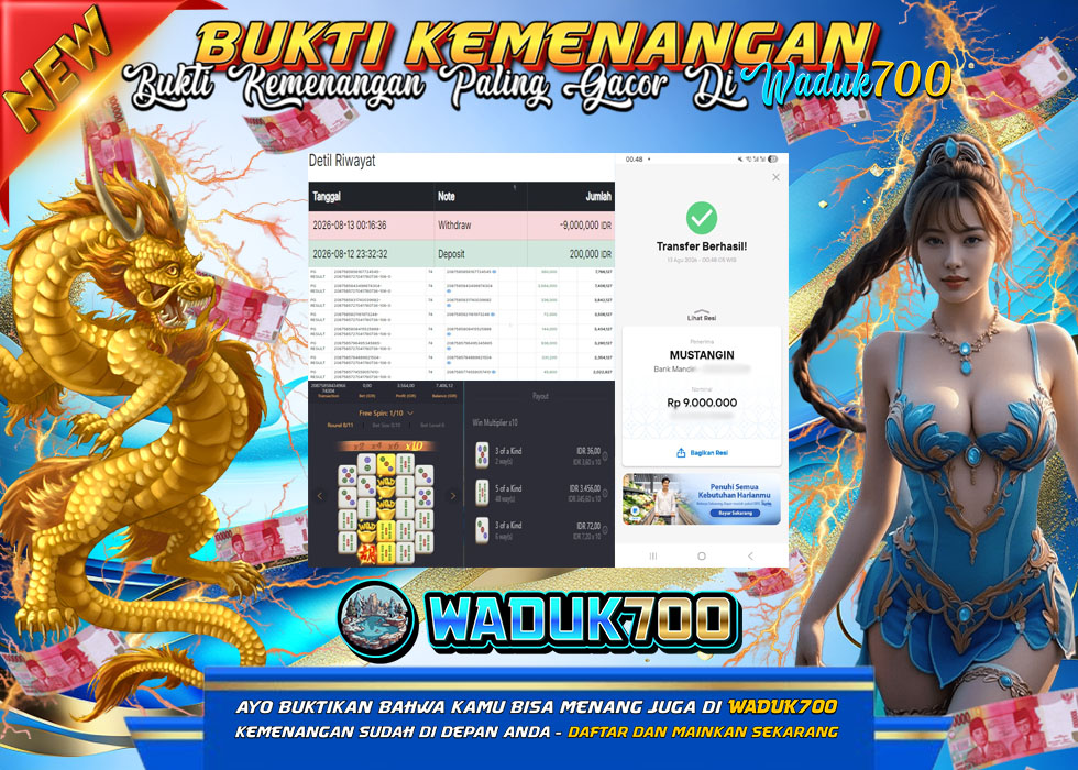BUKTI JACKPOT SLOT MAHJONG WAYS 2 DI INDONESIA TGL 13-08-2026
