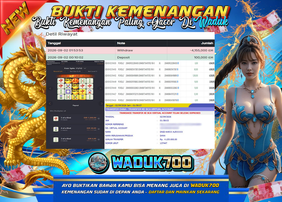 BUKTI JACKPOT SLOT PG SOFT MAHJONG WAYS PALING GACOR DI INDONESIA TGL 02-09-2026