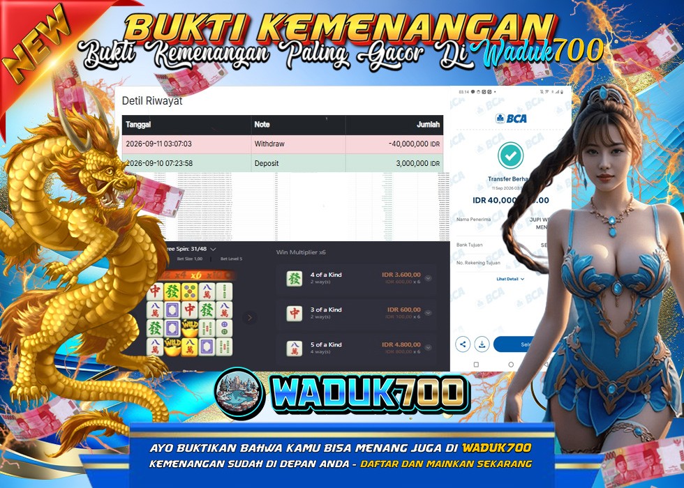 BUKTI JACKPOT SLOT MAHJONG WAYS DI INDONESIA TGL 11-09-2026