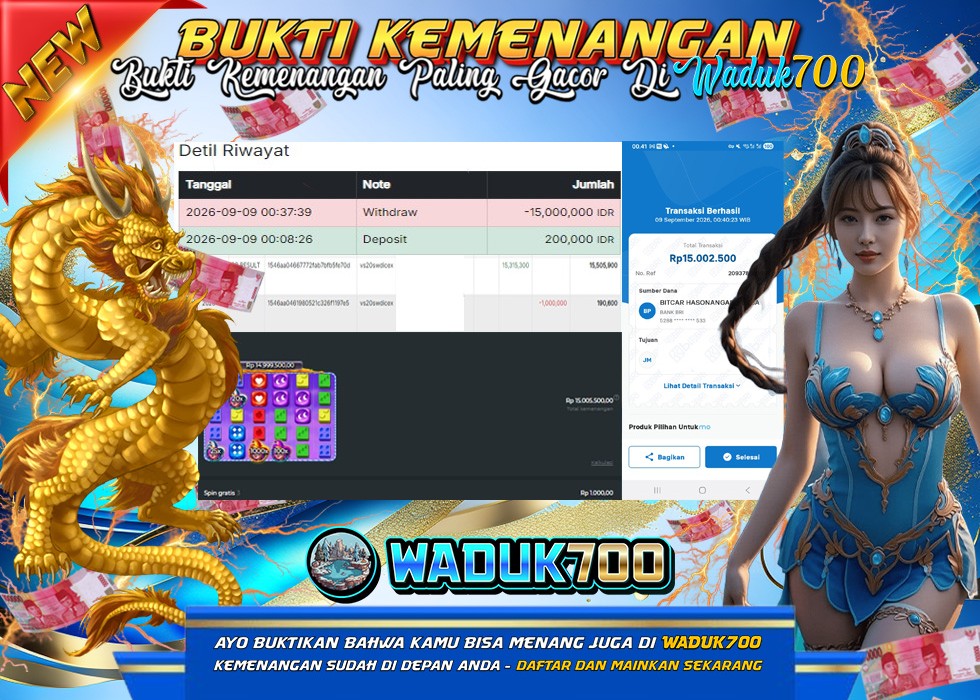 BUKTI JACKPOT SLOT SWEET BONANZA 1000 DICE DI INDONESIA TGL 09-09-2026