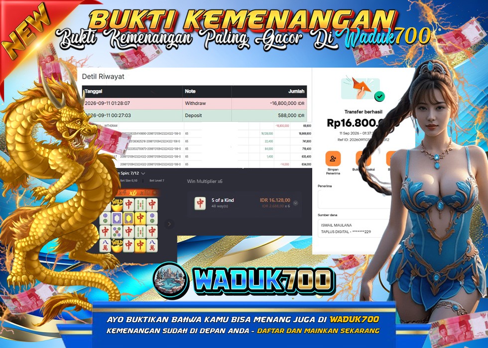 BUKTI JACKPOT SLOT MAHJONG WAYS DI INDONESIA TGL 11-09-2026