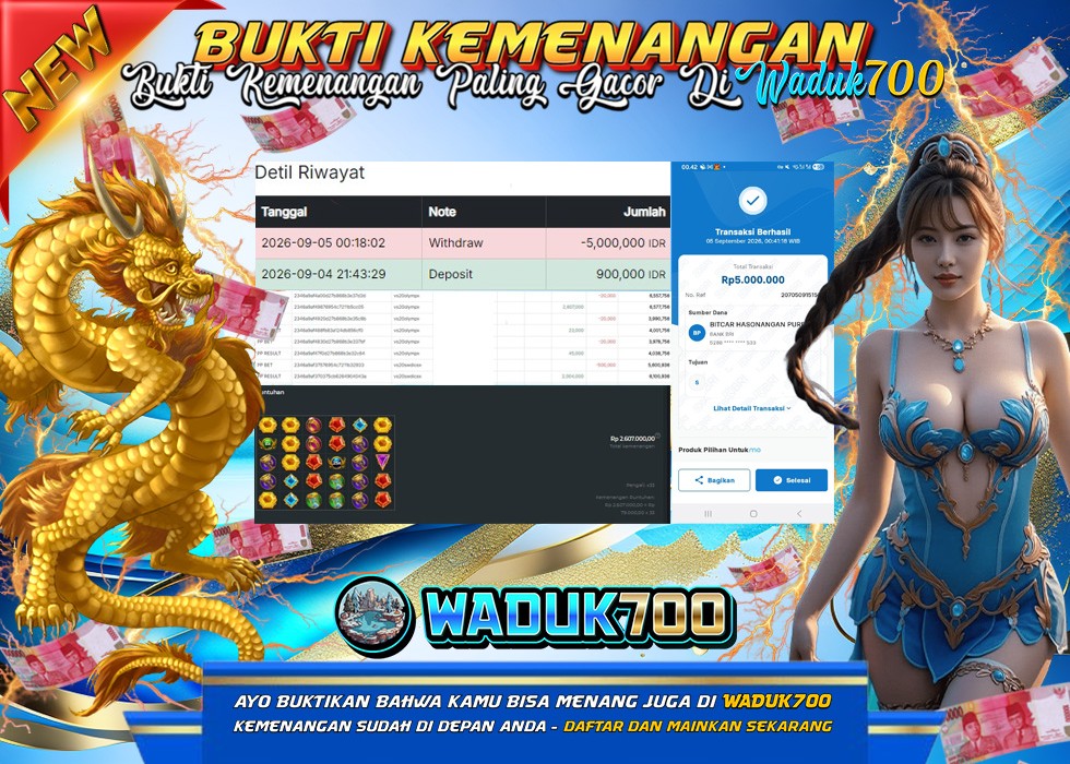 BUKTI JACKPOT SLOT GATES OF OLYMPUS 1000 DI INDONESIA TGL 05-09-2026