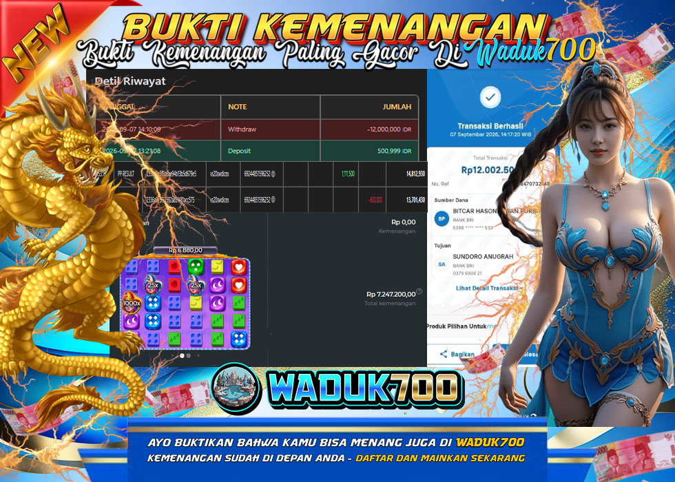 BUKTI JACKPOT SWEET BONANZA 1000 DICE PRAGMATIC DI INDONESIA TGL 07-09-2026