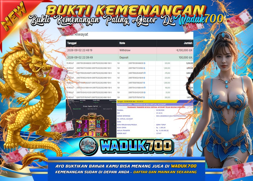 BUKTI JACKPOT WILLD BANDITO DI INDONESIA TGL 03-09-2026